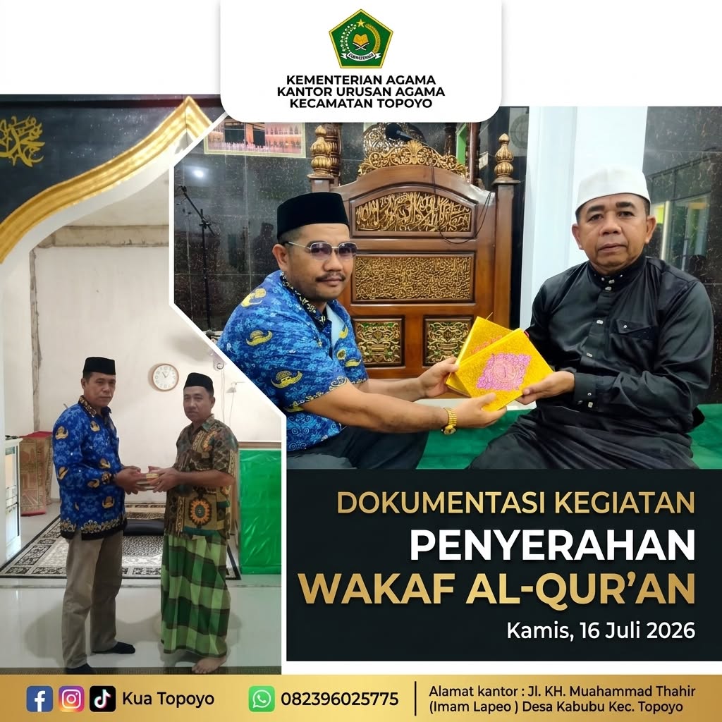 PENYERAHAN WAKAF AL-QUR'AN